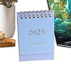 Small Desk Calendar, Standing Desk Calendar, Desktop Calendar Organizing, Jul 2024 to Dec 2025 Calendar, Monthly Desktop Calendar, Reusable and Portable for Home, Bedroom, Living Room, Workplace