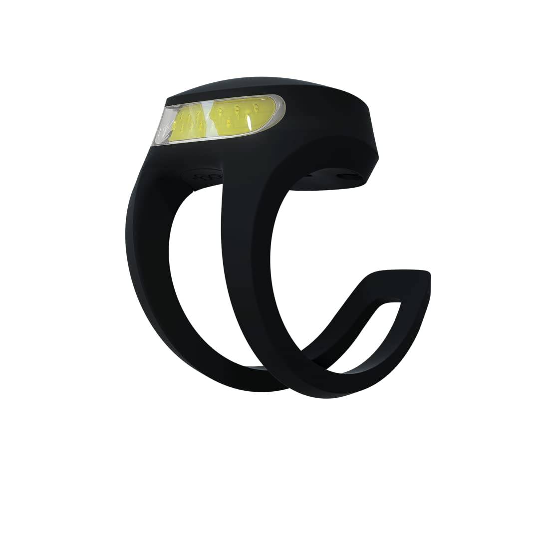 Japansk KNOG Cykel LED-lampa fram FROG V3 FRONT SPIDER SVART Spider Black 40 Lumen Lättviktsuppladdningsbar LED-lampa [Äkta produkt]