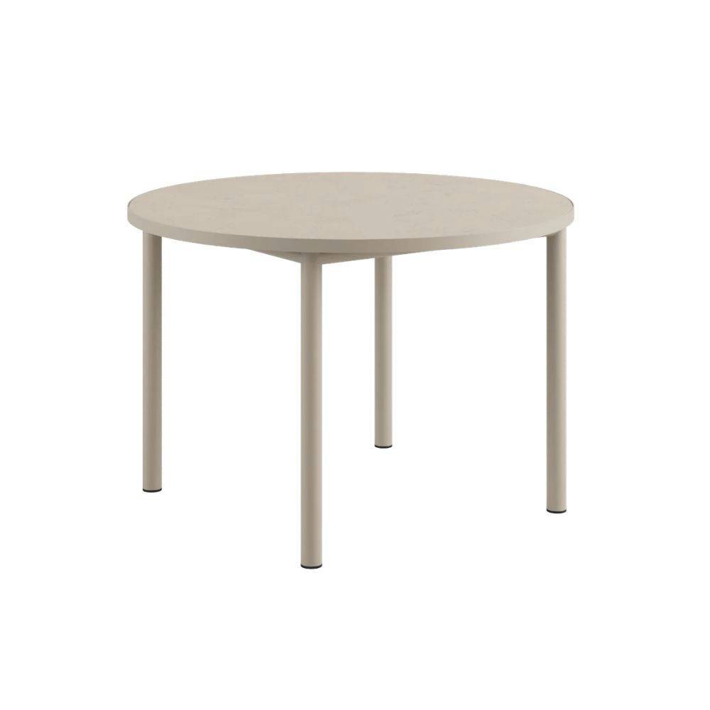 SACKit Kirra Dining Table Ø110 Ceramic Taupe