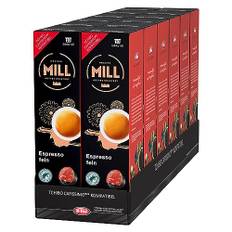 Mr & Mrs Mill Kaffeekapseln Espresso fein, Stärke 4/6, kompatibel mit K-fee & Tchibo Cafissimo*, Rainforest Alliance zertifiziert, 120 Kapseln (12 x 10)