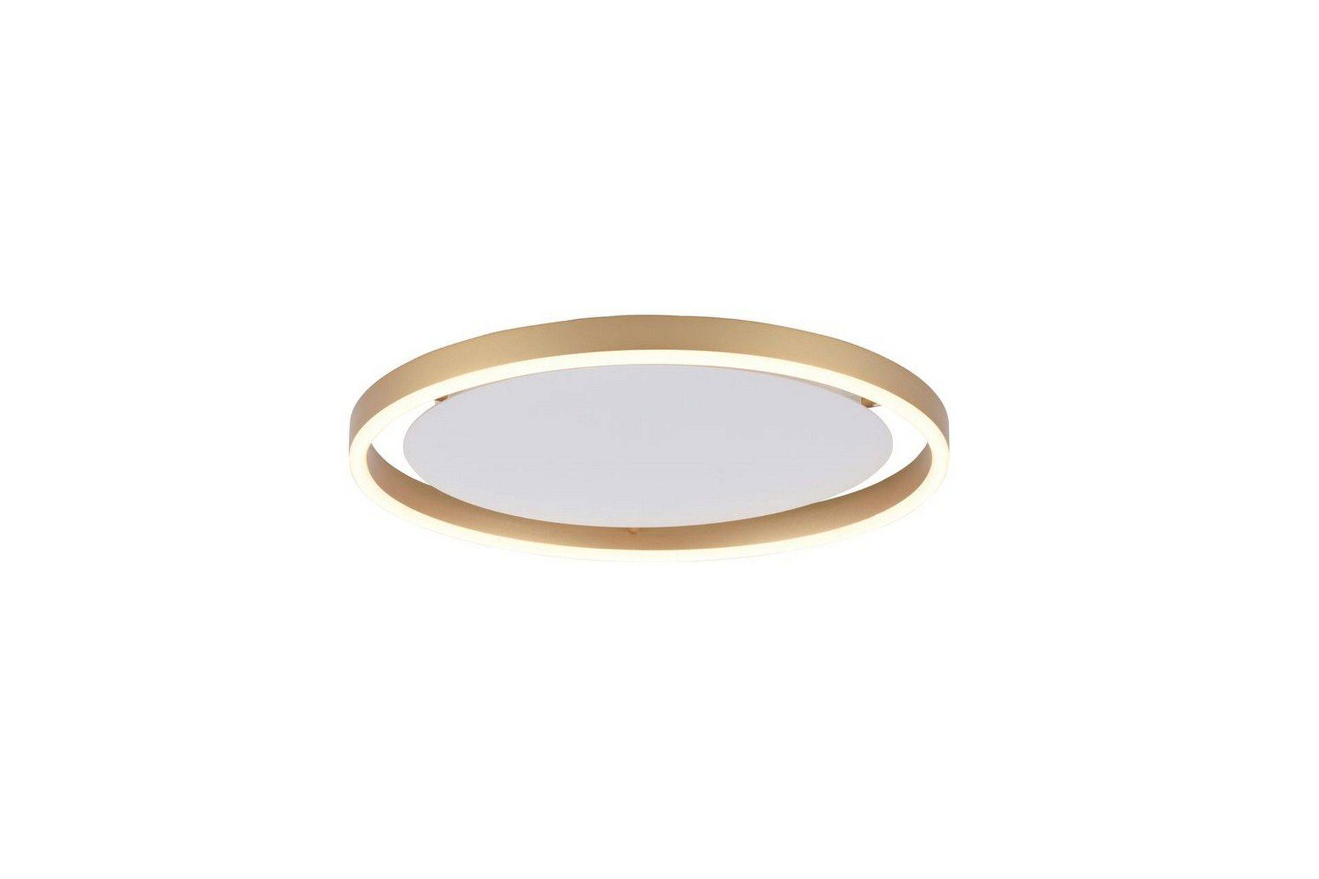 Taklampa Ritus - 39,3x5,3x39,3 cm, Matt mässing Sovrumslampa Guld