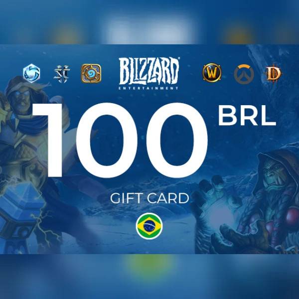Blizzard Gift Card 100 BRL Battle.net Key - BRAZIL