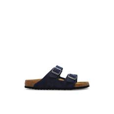 Birkenstock, Sko, Herre, Blå, 48 EU, Uld, Slides Arizona BS