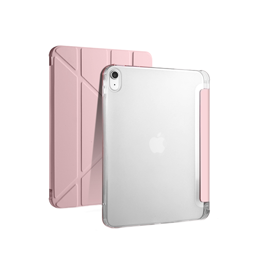 iPad 11" (2025) / iPad 10.9" (2022) - LUX™ Multi-Fold Silikone Cover - Pink