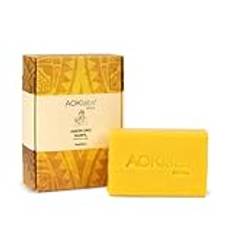 Aoklabs - Ultra närande Ivory Gold Soap mjukgör och förbättrar hudens fasthet och elasticitet, ger vitaminer och fettsyror för att bekämpa åldrande 100g.