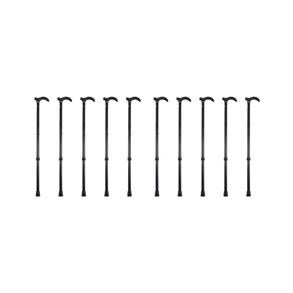 10X Aluminium Alloy Ultralight Walking Stick Adjustable Walking Cane for Elderly