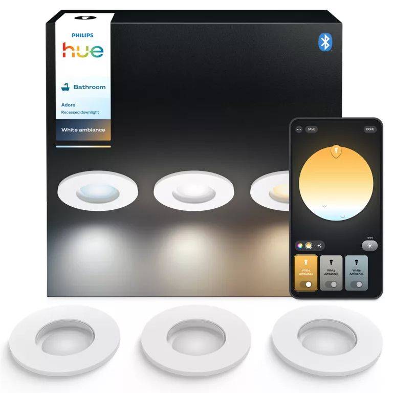 Philips Hue Adore HUE Armatur 4,2 W, 400 lm, vit 3-pack