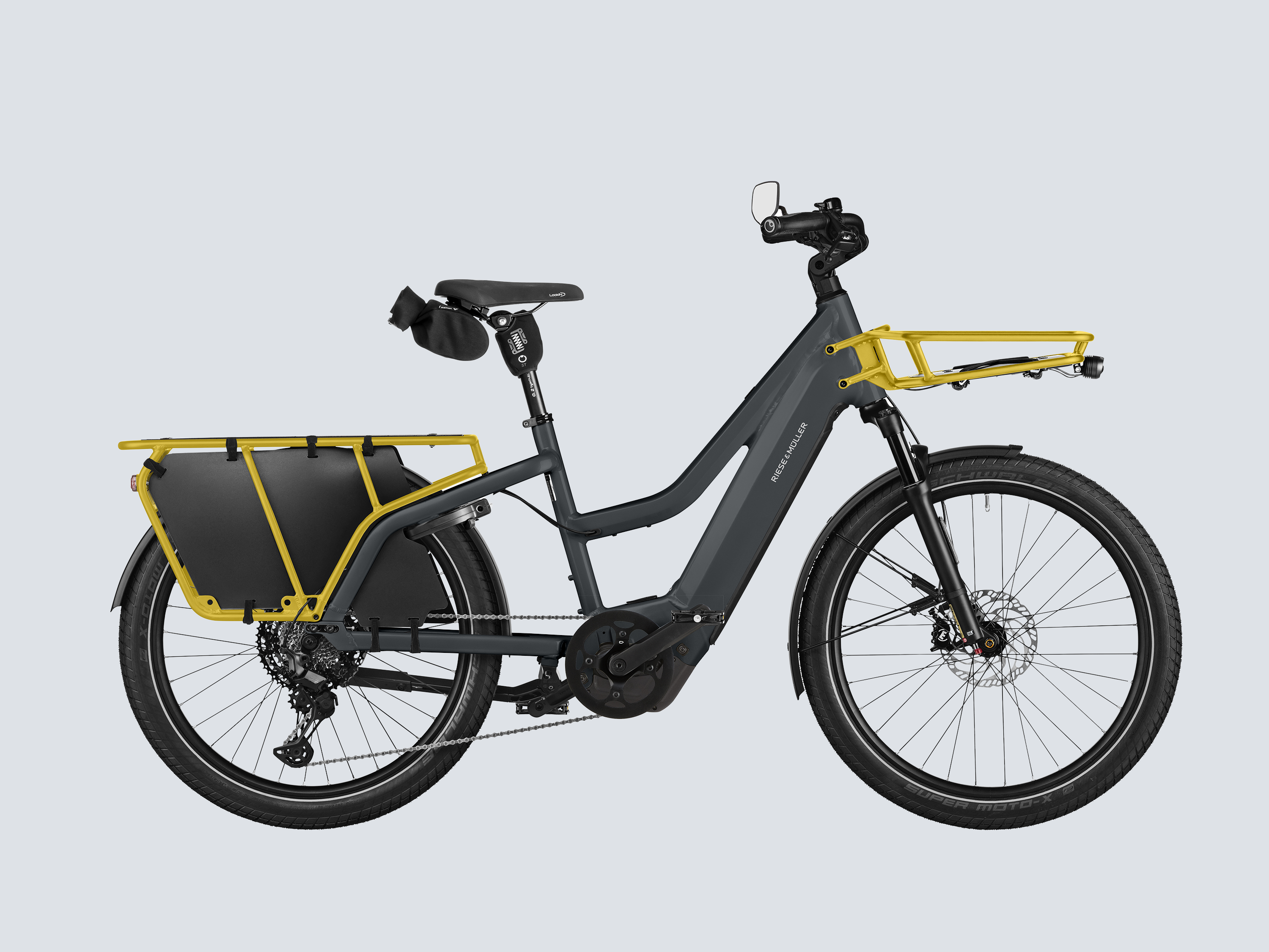 Riese & Müller Multicharger3 Mixte Touring - Utility Grey/Curry Matt / 47 cm (160-180 cm)