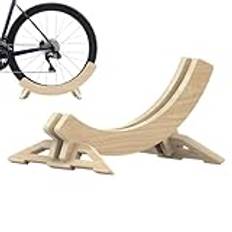 Handcrafted Wooden Bicycle Rack | Eco Friendly Bike Storage Stand | Wooden Bike Parking Stand | Natural Wood Bike Holder | Sturdy Wooden Bicycle Stand Easy Assembly For your Bikes