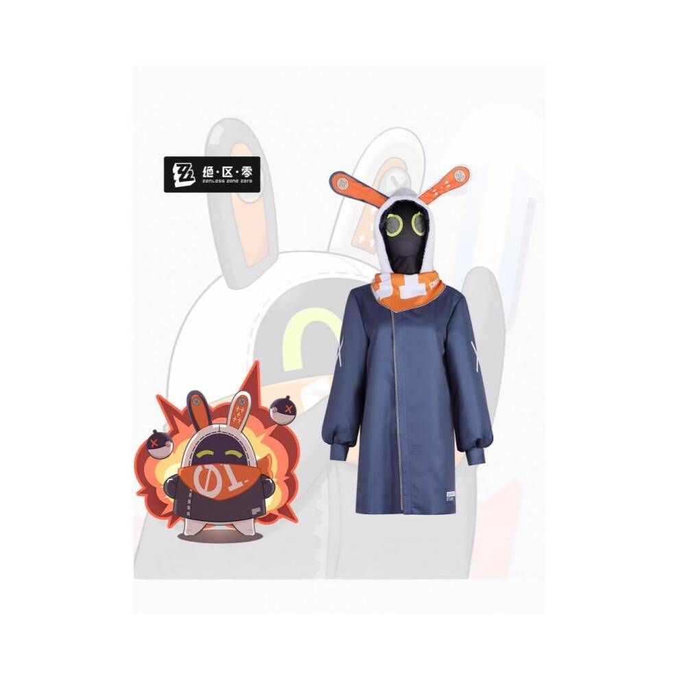 (B, M) Zenless Zone Zero Bangboo Cosplay Costume Cartoon Mascot Suit Walking Plush Halloween Fancy Dress for Adults Kids