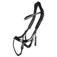 PresTeq FaySport Shine Anatomisk Trense – Sort (X-Full)