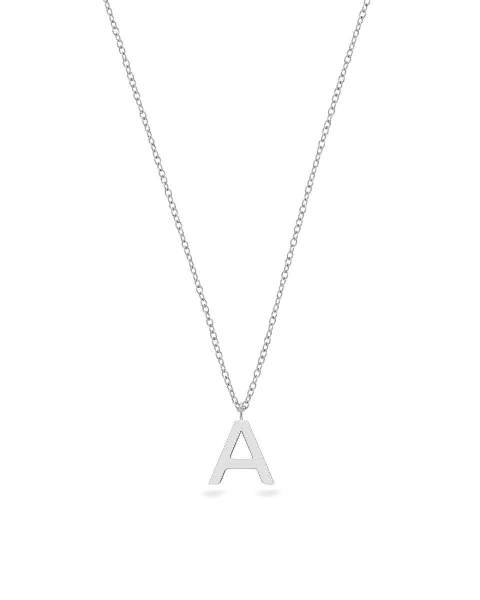 Edblad Letter Halsband Sparkle A-Ö - Stål - L