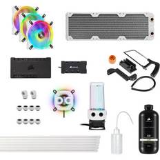 HYDRO X SERIES iCUE XH305i RGB PRO Custom Cooling Kit - White