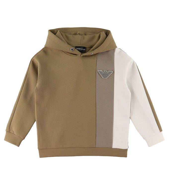 Emporio Armani Hættetrøje - Mix Camel - Emporio Armani - 8 år (128) - Hættetrøje