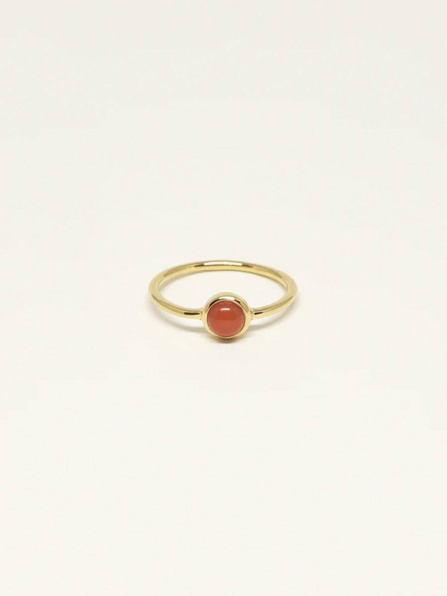 Studio Loma - Abbie Ring - Red Onyx - 56