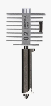 Rustfri Stål Hotend - 0,2mm - A1/A1 Mini