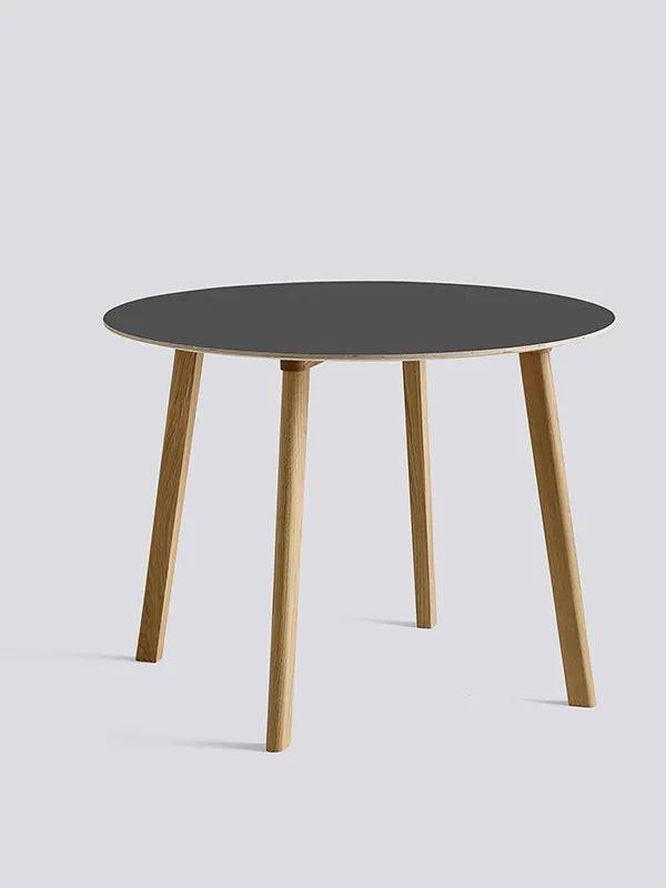 CPH Deux 220 Bord fra Hay Ø 98 x H73 cm / Stone grey laminat / Matlakeret eg - Jacobsen Plus