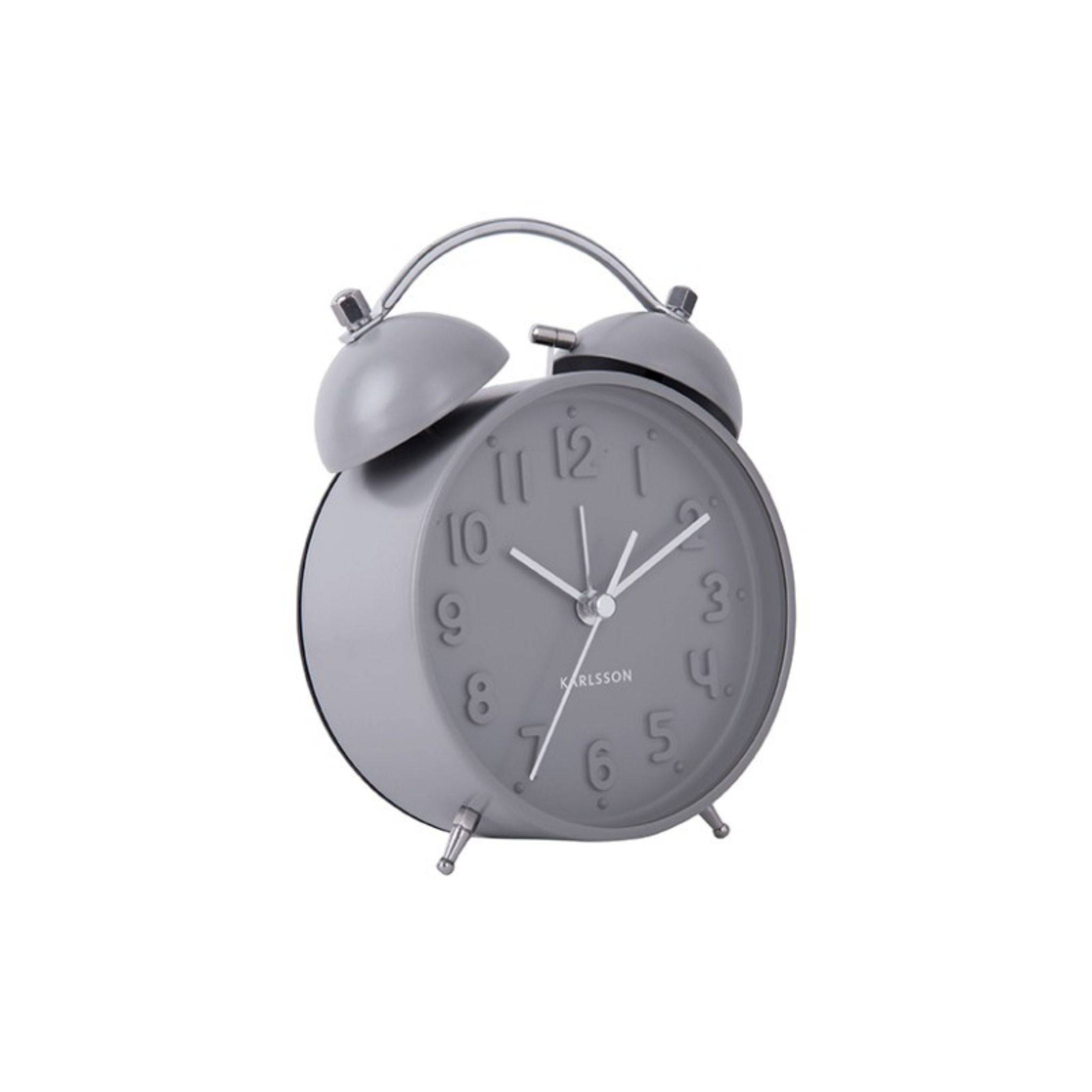 Alarm Clock Iconic i flere farver - lydløs - Grå