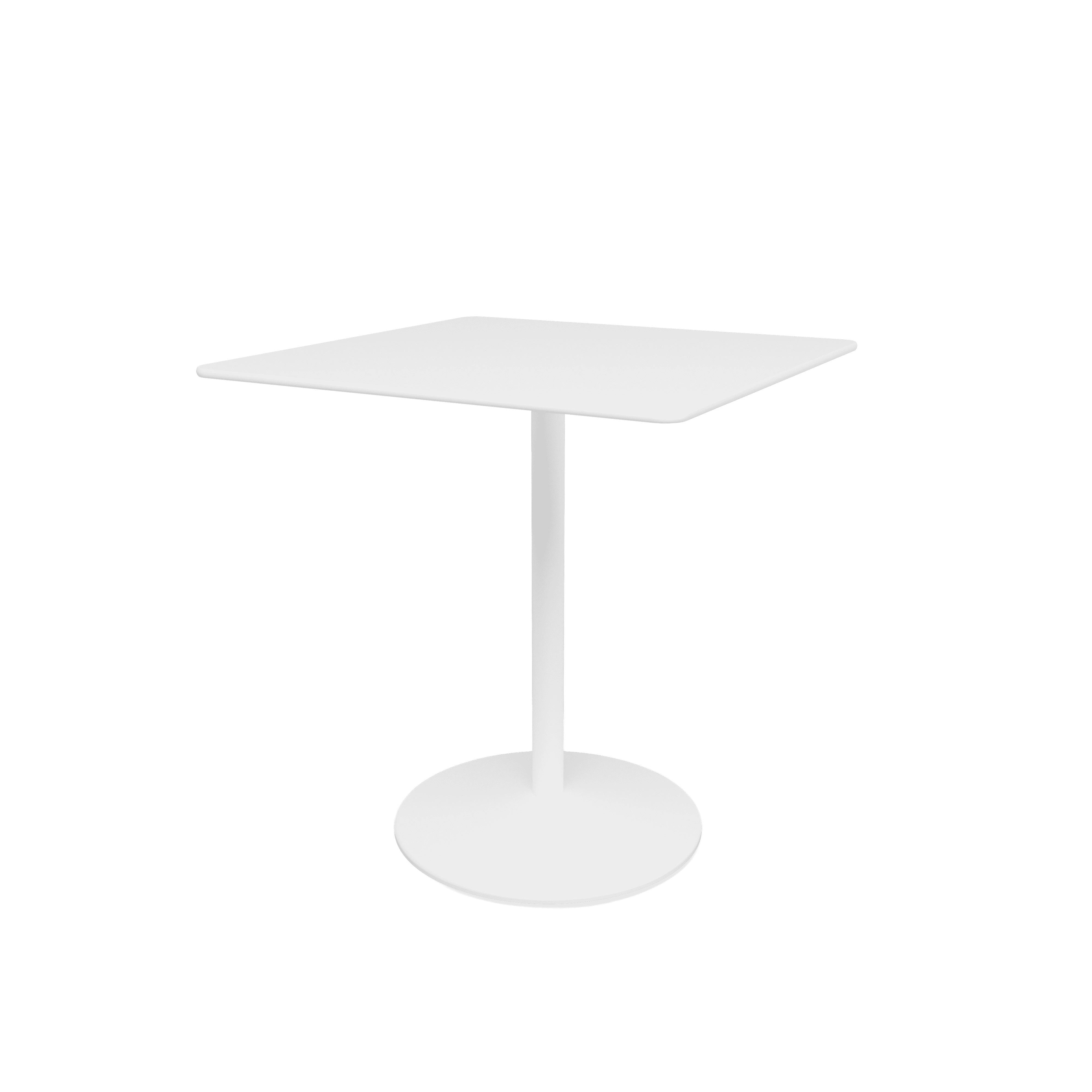 Panton café- og spisebord, 70x70 cm fra Montana Snow laminate / Snow stel - Jacobsen Plus