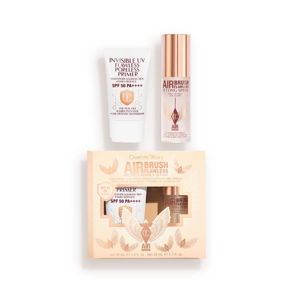 Charlotte Tilbury Airbrush Flawless Protect, Prime & Set Kit - Face Ki
