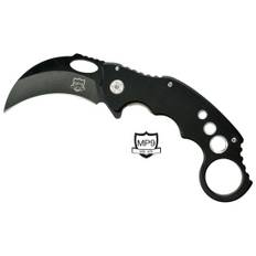 MP9 Svart Karambit kniv - 420 stål