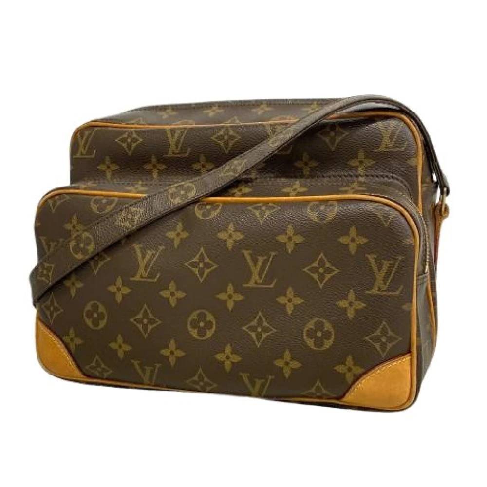 Louis Vuitton Vintage Pre-owned Vintage Canvas Skuldertaske - Vintage - Dame - Brun - ONE SIZE - Uld