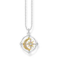 Thomas Sabo Halsband Måne & Stjärna (Rörliga) - KE1966-414-7