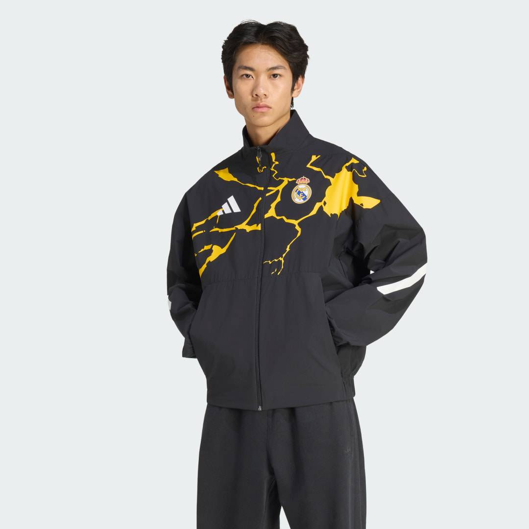 adidas Real Madrid Avengers Z.N.E. Anthem Jacka - Black - L