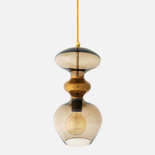 Futura Pendant lamp M Chestnut brown