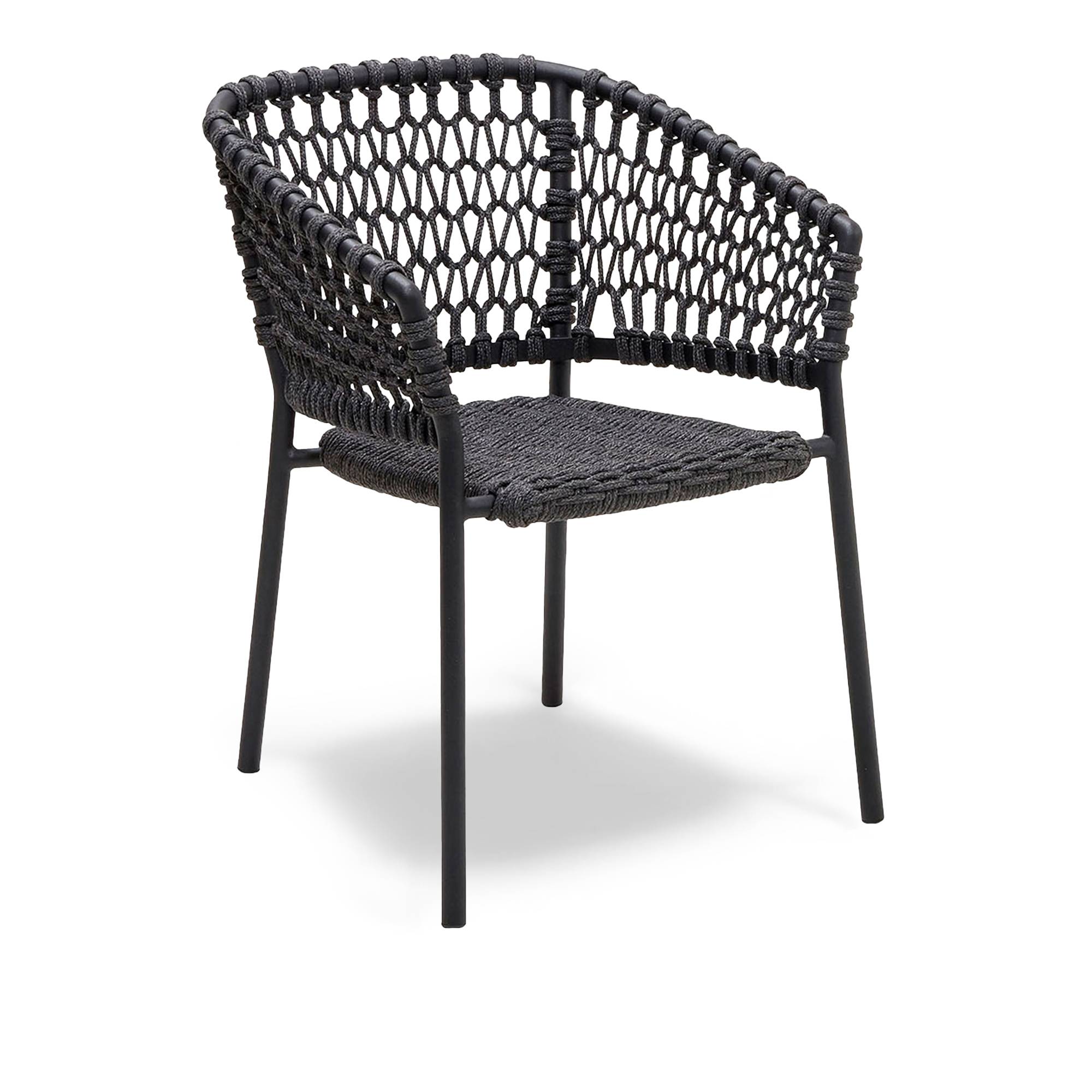 Cane-Line - Ocean dining chair –Dark Grey - Matstolar utomhus - Cane-line Design Team - Grå - Metall