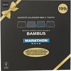 Marathon teen 4-pak boxershorts str. 16/17 år - sort