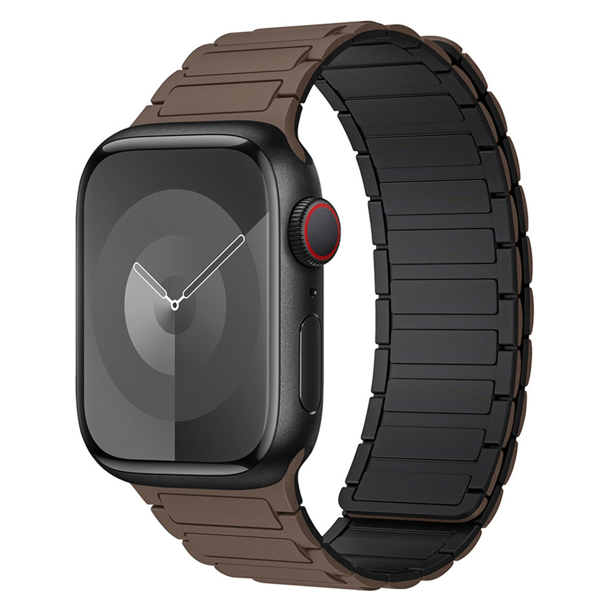 Lippa Apple Watch Magnetisk Silikonerem 38-42mm, Brun