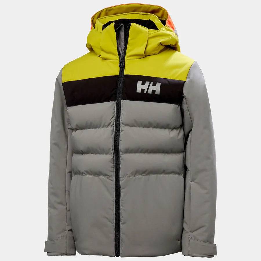 Helly Hansen Juniors' Cyclone Jacket Skijakke Børn - Concrete - Concrete / 176 cm / 16 år