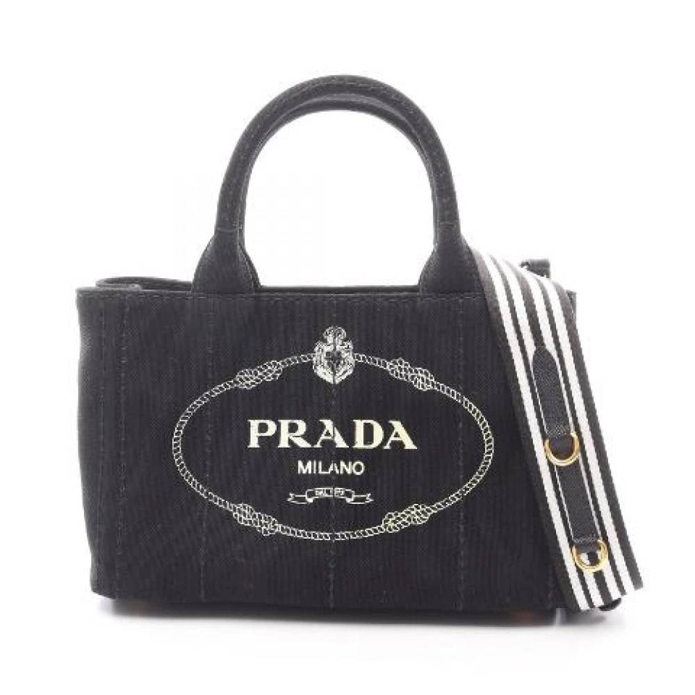 Prada Vintage - Pre-owned Canapa Canvas 2way Tote Bag Vintage - Dam - ONE Size -