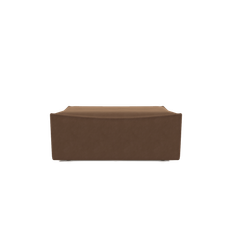 Catena Pouf Rectangular L501 - Rich Velvet - Soft Brown