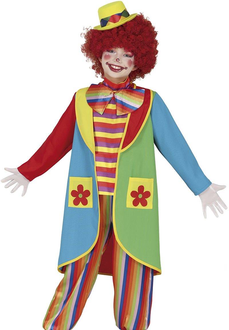 Klovne kostume 10-12 år.