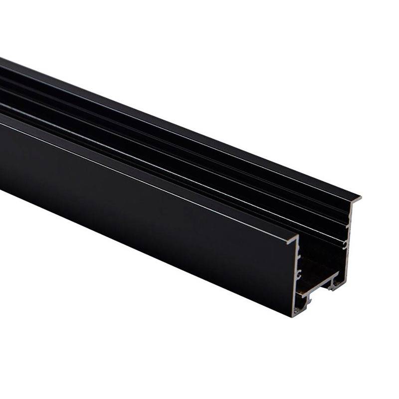 Profil Hide-a-lite 30x30 Recessed 2 m Svart