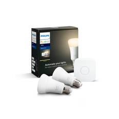 E27 Philips Hue White Starter Kit - 2 Lyskilder