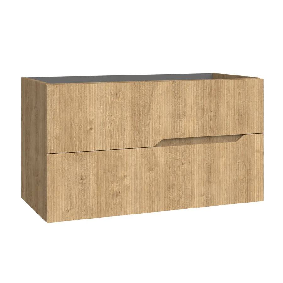Högskåp Badrum 35x140 cm Tenfors Bambu Ek Matt