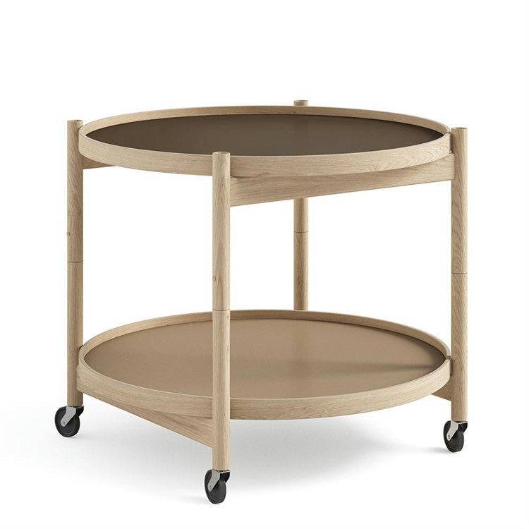 Brdr. Krüger Bølling Litet Bord Natur Ek Earth: Beige/Brown Ø60 cm