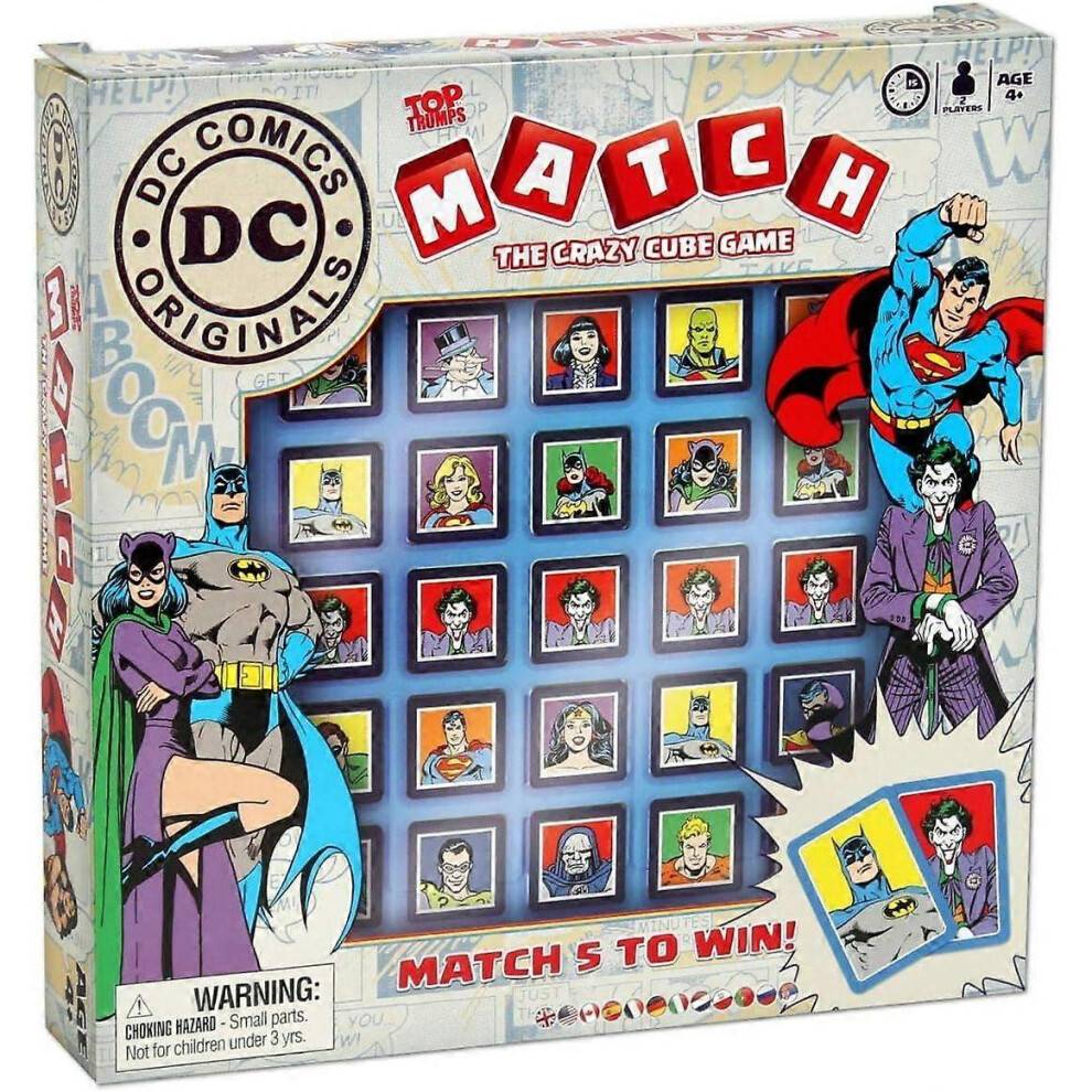 Top Trumps Match DC Comics Board Game