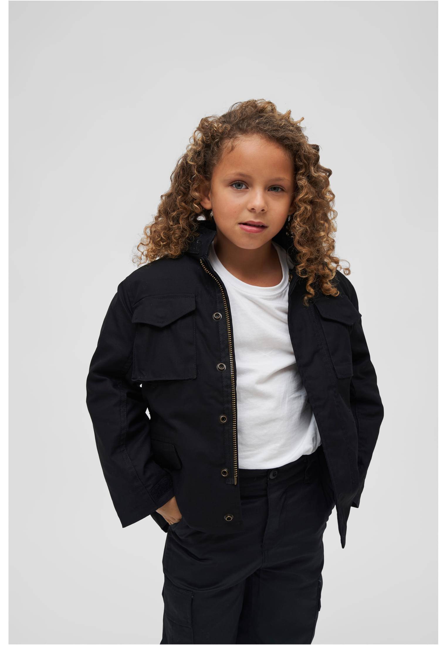 Brandit B Kids M65 Standard Jacket Black / 170/176 Jacka
