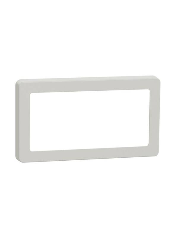 LK Fuga base 63 design frame 2-gang light grey