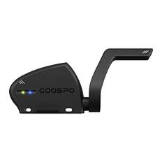 COOSPO Trittfrequenzsensor und Geschwindigkeitssensor Bluetooth ANT+ RPM Fahrrad Cadence Speed Sensor Drahtloser Fahrraddrehzahlsensor IP67 Wasserdicht Kompatibel mit Rouvy Wahoo