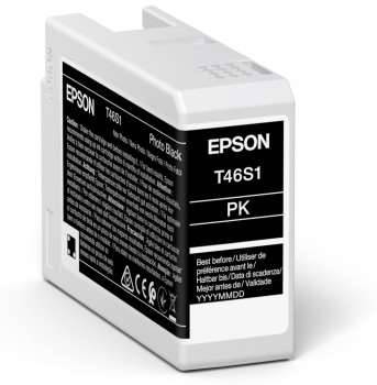 Singlepack photo black T46S1 ultrachrome PRO 10 blæk 25 ml.
