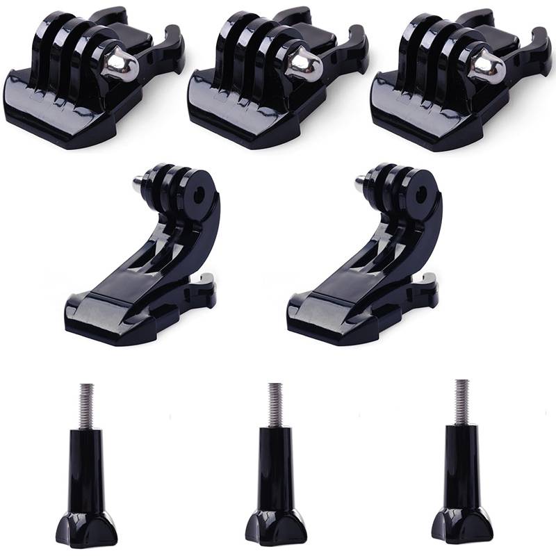 For GoPro Hero 13 12 11 10 9 J Hook Buckle Torso Helmet Mount Base For Insta 360 X5 X6 DJI Action 6 4 5 Pro OSMO 360 Accessories