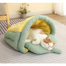 Maisförmiges Katzenbett Gemütliches und warmes Haustierbett Für kleine Haustiere Niedliches Katzenbett Winterwärme