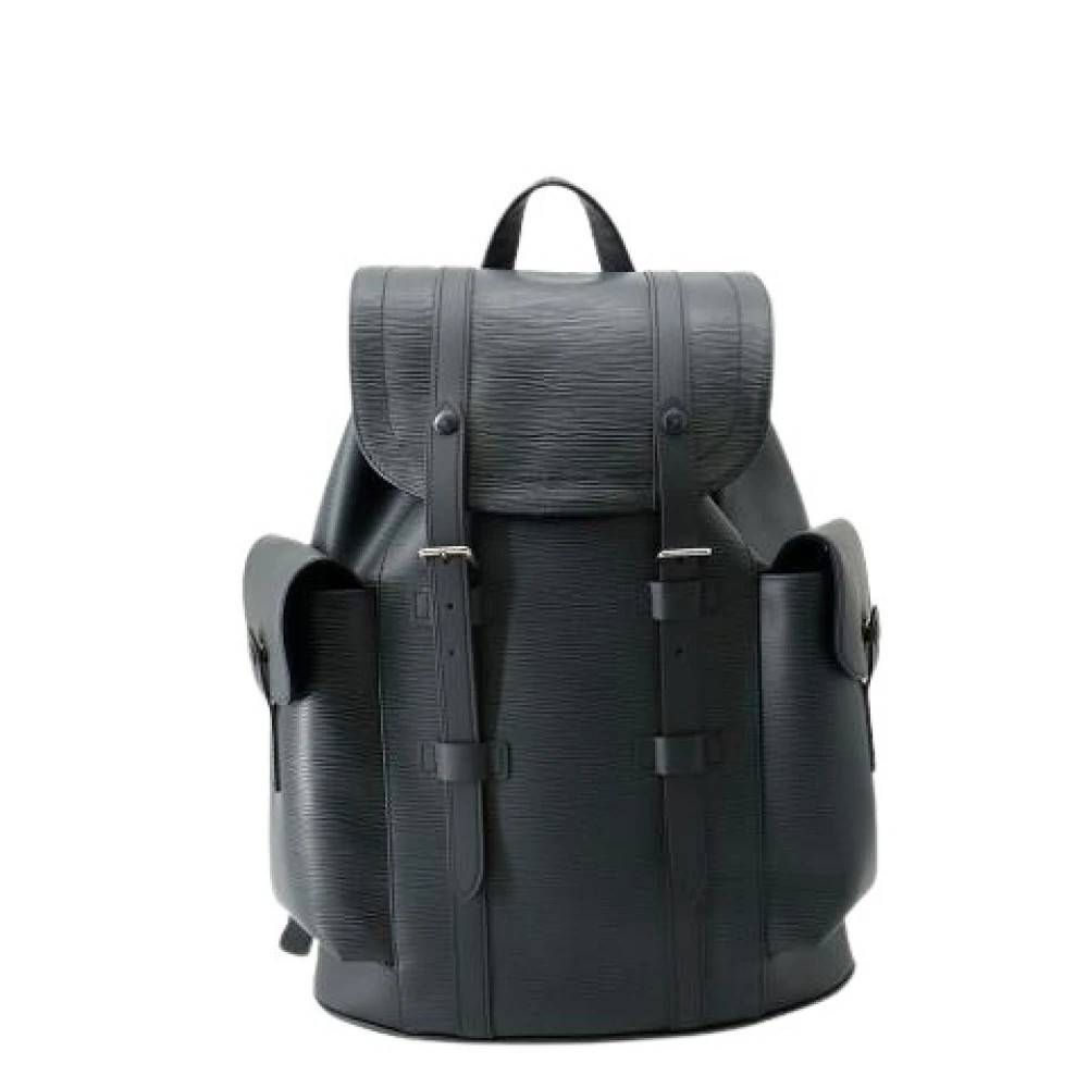 Louis Vuitton Vintage Pre-owned Epi Leather Rygsæk - Vintage - Herre - Blå - ONE SIZE - Uld