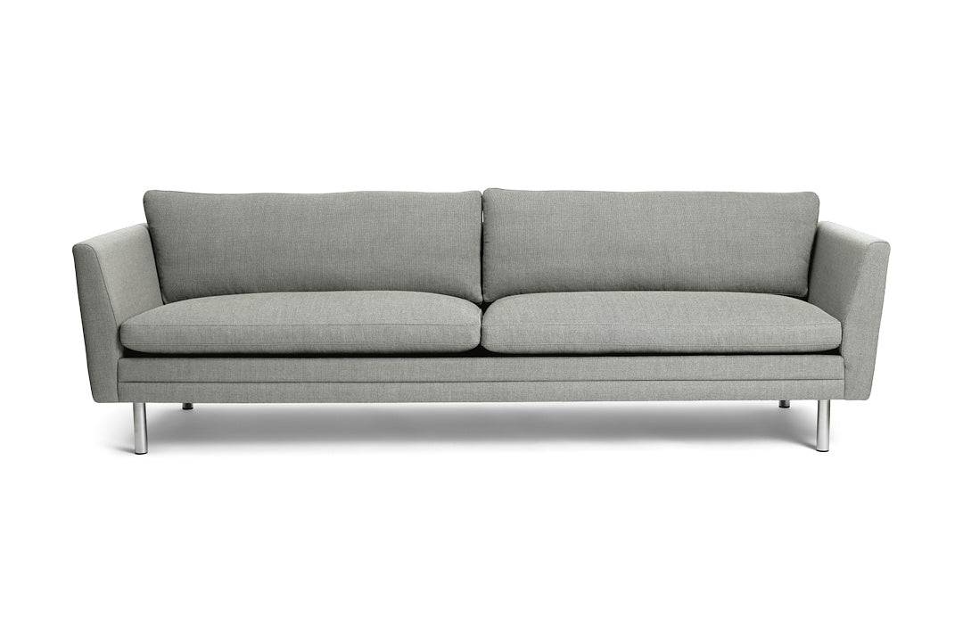 MH2301 Sofa, Fiord fra Mogens Hansen 3 pers. sofa 2-delt (222 cm) / Fiord 0101 - Jacobsen Plus