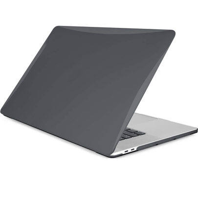 Transparent skyddsfodral, kompatibel med MacBook, slitstarkt plastskyddsfodral i hårt skal, kompatibel med MacBook Air och Pro (svart) (Multi-size)